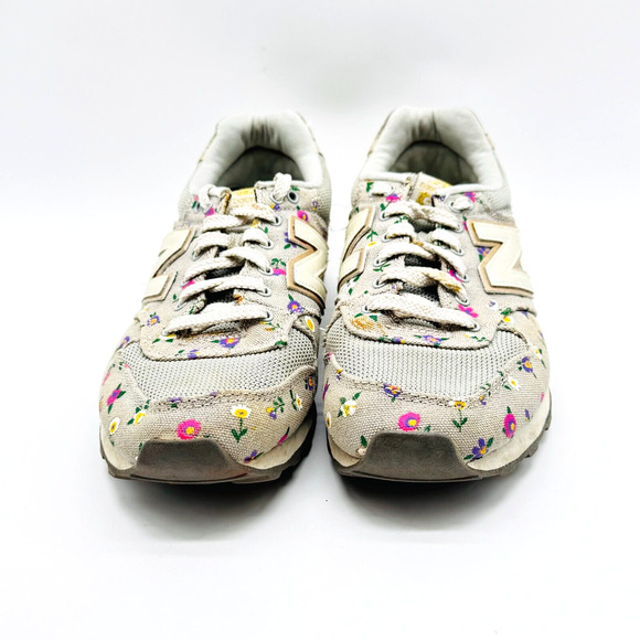 New Balance 996 Womens 6 Wide Gray Tape Floral Flower Sneakers Shoes - Picture 9 of 13
